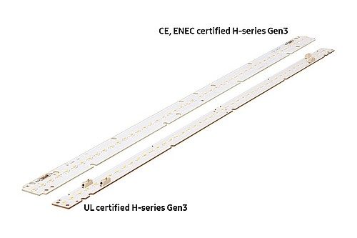 Samsung introduces H-Series high-performance linear LED modules for indoor lighting applications